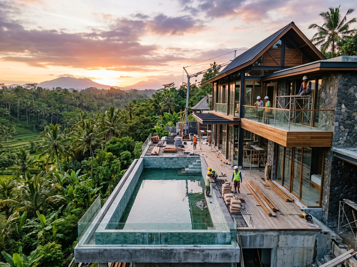 Pembangunan Resort Villa Cliffside